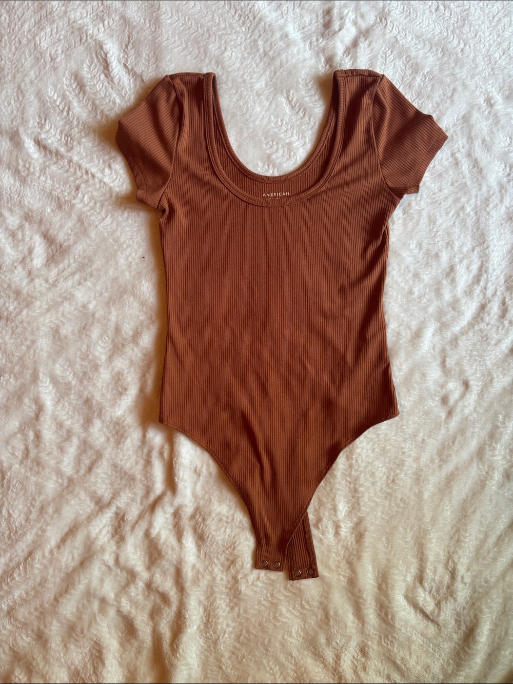 American Eagle Ribbed Scoop Neck Bodysuit